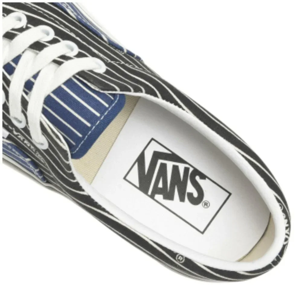 Vans Men's 7.5/Women's 9 Era 95 DX Anaheim Factory Limited Stripes Black/Blue
